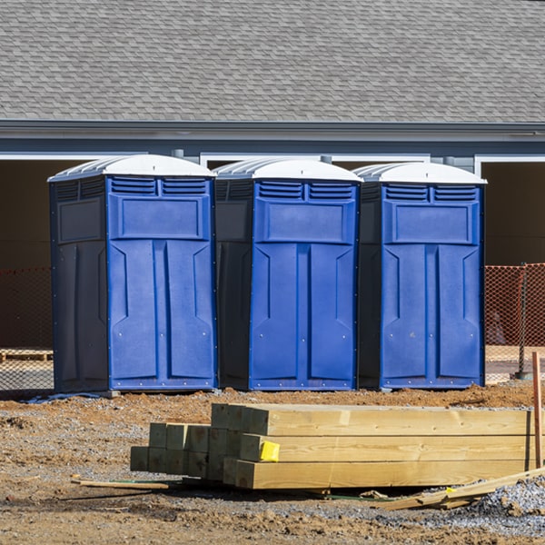 how can i report damages or issues with the portable toilets during my rental period in Sassamansville PA